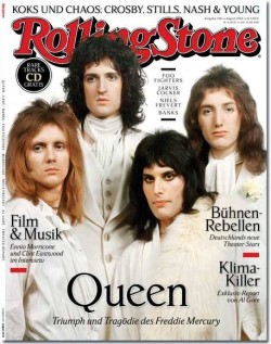 Queen auf Titel von Rolling Stone August 2014