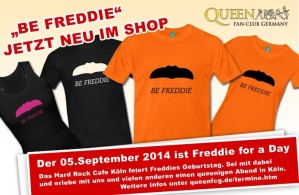 Freddie For A Day T-Shirt 2014