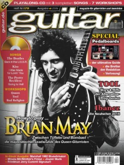 guitar 04/2015 mit Brian May auf dem Cover