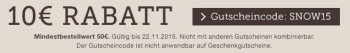 Vier Tage Rabatt im November