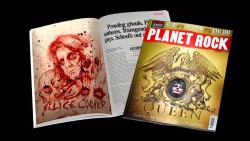 Queen auf Cover von Planet Rock Magazin