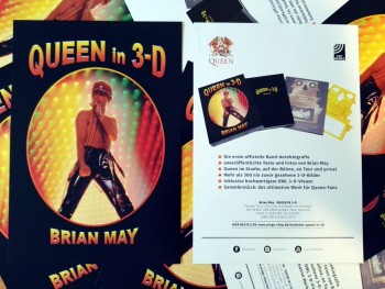 QUEEN in 3D - Promoflyer - Vorder- und Rückseite