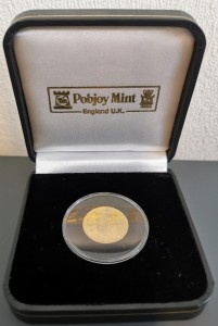 2020 Limited Edition Gold "Red Special" Sixpence im Marktplatz