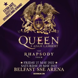 Queen + Adam Lambert Europatour 2022 zwei Zusatztermine