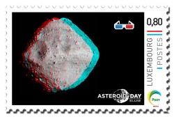 Asteroid Day Briefmarke aus Luxemburg