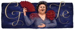 Google Doodle für Montserrat Caballé