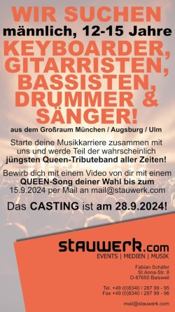 Casting Aufruf für The QueenTeens