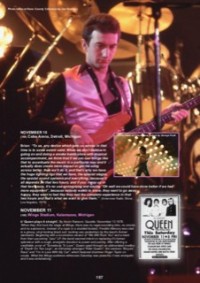 Queen Touring America - Beispielseite