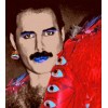 Portrait von Freddie Mercury von HA Schult Zugunsten der AIDS-Hilfe Köln